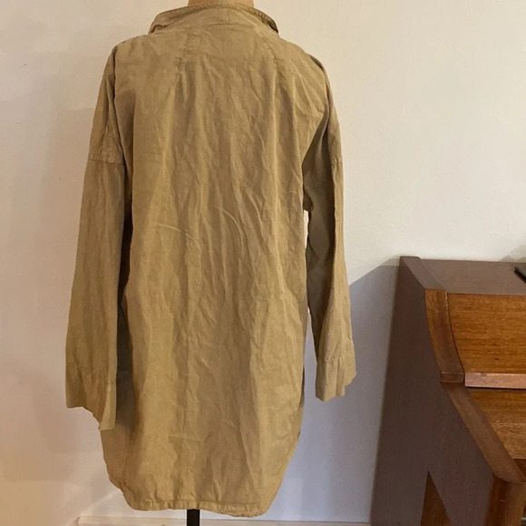 Oska jacket sz 1 (6/8) tan button closure pockets great pre owne - Picture 2 of 9